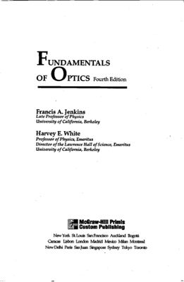 Fundamental of Optics thumbnail