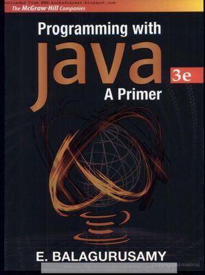 Programming with java a primer thumbnail