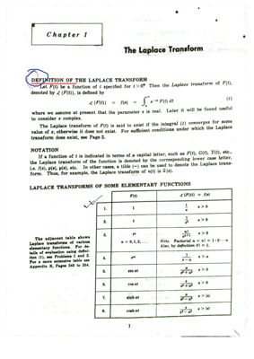 Laplace Transforms and Inverse laplace transform thumbnail