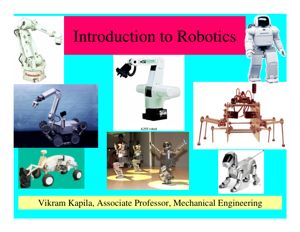 Introductions  to robotics thumbnail