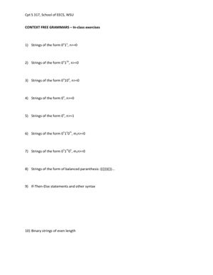 CFG Inclass Exercises thumbnail