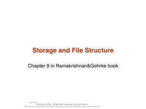 Storage and File Structure thumbnail