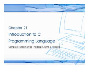 Introduction To C Language ch-21 thumbnail