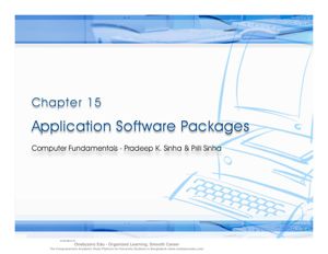 Application Software Package ch-15 thumbnail