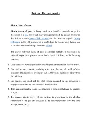 Heat and Thermodynamics thumbnail
