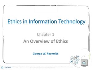 Ethics in Information Technology[Chapter-1] thumbnail