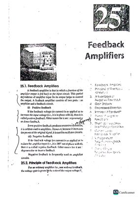 Chapter 25 (Feedback Amplifier) thumbnail