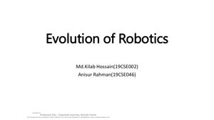 Evolution of Robotics thumbnail