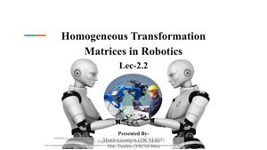Homogeneous Transformation Matrices in Robotics thumbnail