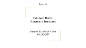 Industrial Robot Kinematic Structures thumbnail