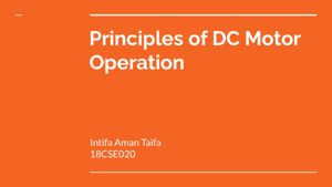 Principles of DC Motor Operation thumbnail