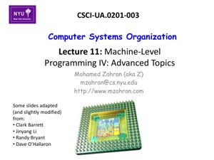 Machine-Level Programming IV: Advanced Topics thumbnail
