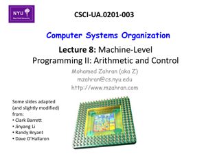 Machine-Level Programming II: Arithmetic and Control thumbnail