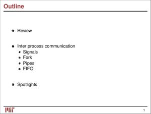 Inter Process Communications, Spotlights thumbnail