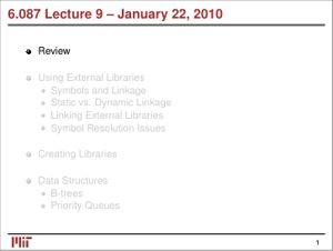 Using External Libraries, Creating Libraries, Data Structures thumbnail