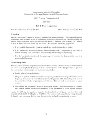 Lab 2: Data compression thumbnail