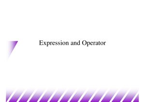 Expression and Operator thumbnail