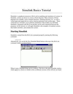 Simulink Basics Tutorial thumbnail