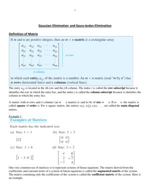 Gaussian Elimination thumbnail
