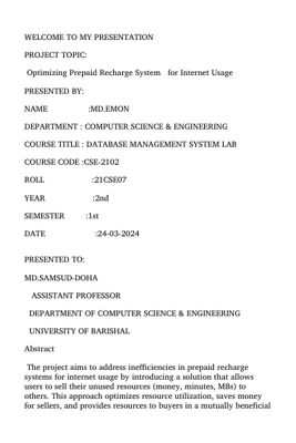 DBMS-LAB project thumbnail