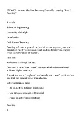 Ensembles - Boosting thumbnail