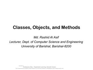 Slide 4- Class, Object , Method thumbnail