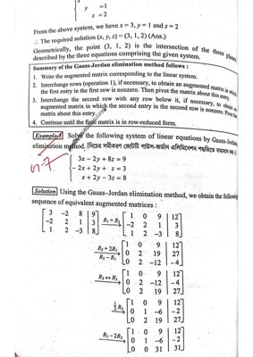 Gauss and Gauss-Jordan elimination thumbnail