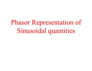 Phasor Representation of Magnetic Circuit thumbnail