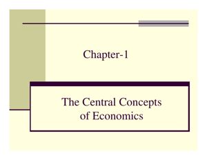 Central Concepts of Economics thumbnail