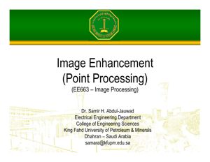 Image Enhancement (Point Processing) thumbnail