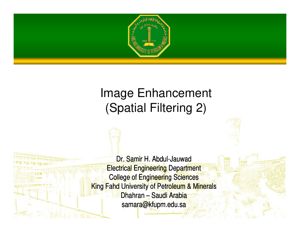 Image Enhancement (Spatial Filtering 2) thumbnail