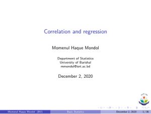Correlation and regression thumbnail