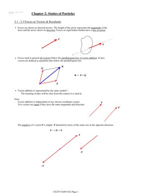 Statics of Particle (concept, problem , solution) thumbnail