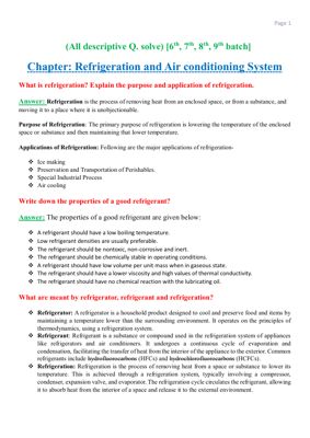 Refr and Air condition related Q.solve thumbnail