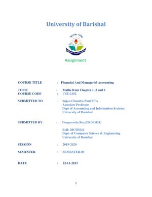 Assignment thumbnail