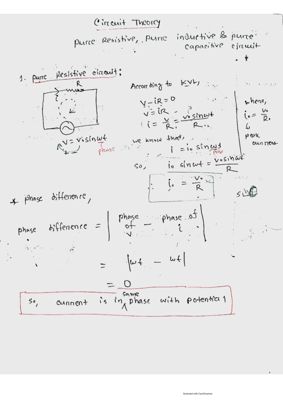 RLC circuit Analysis with problem solution thumbnail
