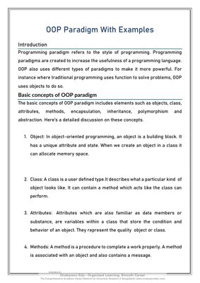 OOP Paradigm thumbnail